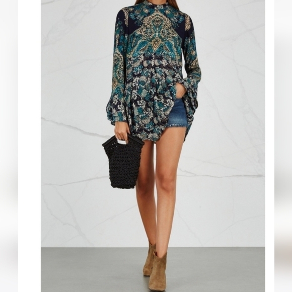 Free People Tops - Free People Lady Luck Bell sleeve size XS Tunic top